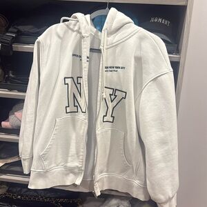 zara hoodie new york city